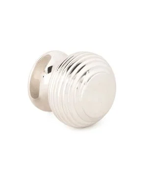 Polished Nickel Beehive Cabinet Knob 30mm