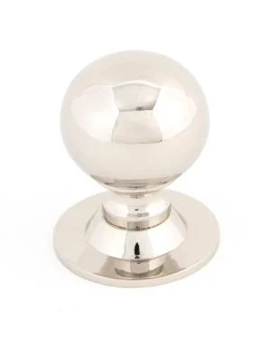 Polished Nickel Ball Cabinet Knob 31mm