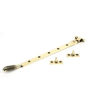 Aged Brass 12" Reeded Stay