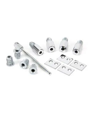 Polished Chrome Secure Stops (Pack of 4)