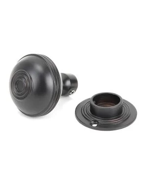 Aged Bronze 50mm Prestbury Mortice/Rim Knob Set