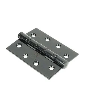 Black 4" Ball Bearing Butt Hinge (Pair) ss