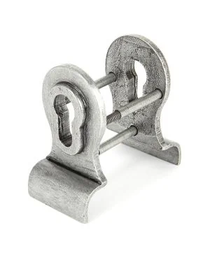 Pewter 50mm Euro Door Pull (Back to Back fixings)