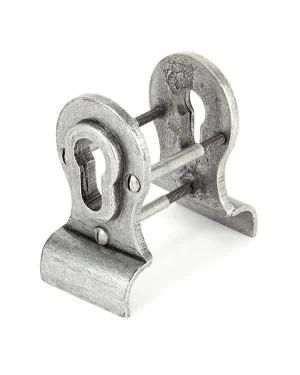 Pewter 50mm Euro Door Pull (Back to Back fixings)