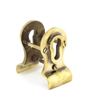 Aged Brass 50mm Euro Door Pull (Back to Back fixings)