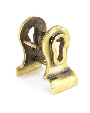 Aged Brass 50mm Euro Door Pull (Back to Back fixings)