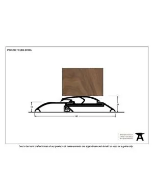 Black 2134mm Threshex Sill