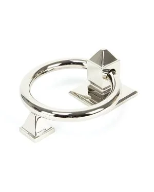 Polished Nickel Ring Door Knocker