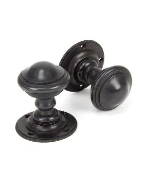 Aged Bronze Brockworth Mortice Knob Set