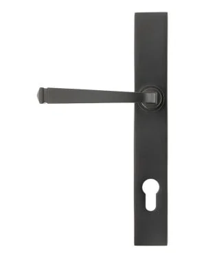 Aged Bronze Avon Slimline Lever Espag. Lock Set