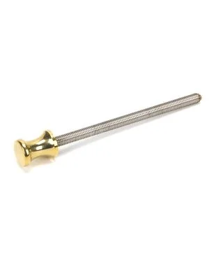 Polished Brass ended SS M6 110mm Threaded Bar