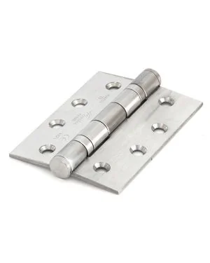 Satin SS 4" Ball Bearing Butt Hinge (pair) F/R