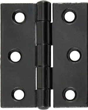 Black 3" Butt Hinge (pair)