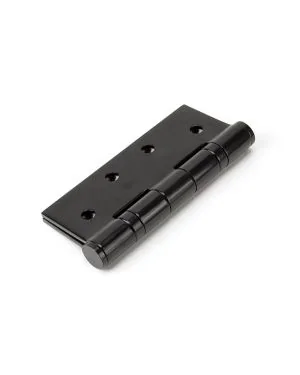 Black 4" Ball Bearing Butt Hinge (pair)
