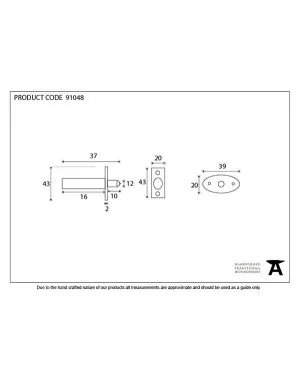 Satin Chrome Security Window Bolt