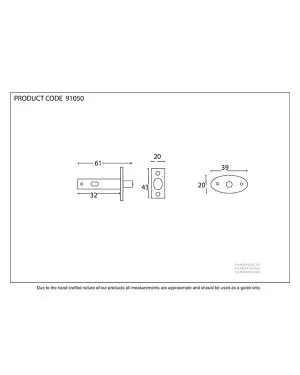 Electro Brassed Security Door Bolt