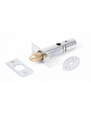 Satin Chrome Security Door Bolt