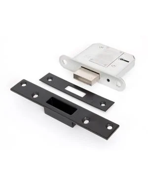 Black 3" BS 5 Lever Deadlock