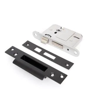 Black 3" 5 Lever BS Sash Lock