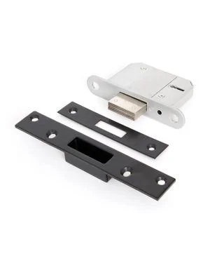 Black 2½" BS 5 Lever Deadlock KA