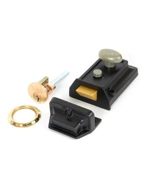 Black Traditional Case Night Latch