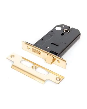 PVD 5" Horizontal 3 Lever Sash Lock