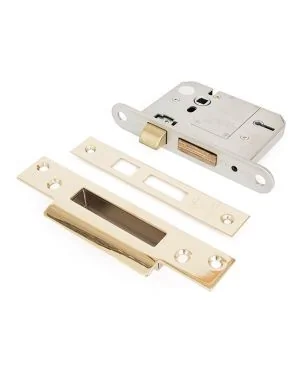 PVD 3" 5 Lever BS Sash Lock