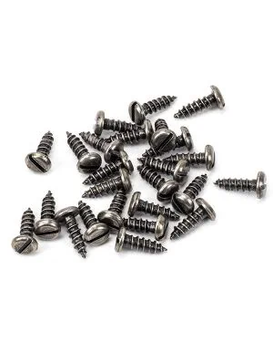Pewter 8x½" Round Head Screws (25)