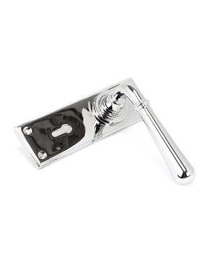 Polished Chrome Newbury Lever Lock Set