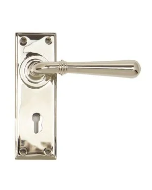 Polished Nickel Newbury Lever Lock Set