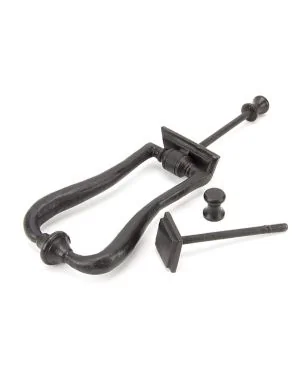 External Beeswax Slimline Art Deco Door Knocker