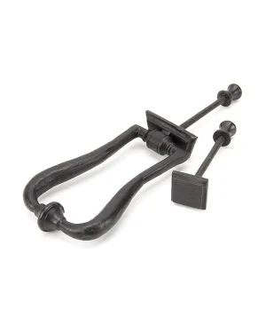 External Beeswax Slimline Art Deco Door Knocker