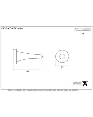 Polished Chrome Projection Door Stop