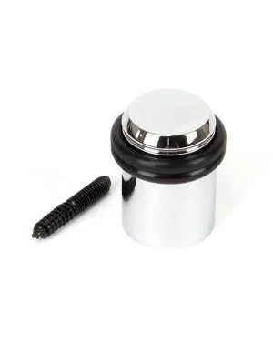 Polished Chrome Floor Mounted Door Stop