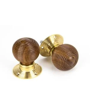 Rosewood and PB Cottage Mortice/Rim Knob Set - Small