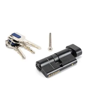 Black 30/30 6pin Euro Cylinder/Thumbturn KA