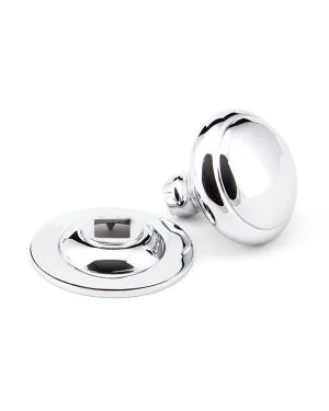 Polished Chrome Round Centre Door Knob