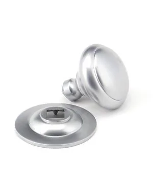 Satin Chrome Round Centre Door Knob