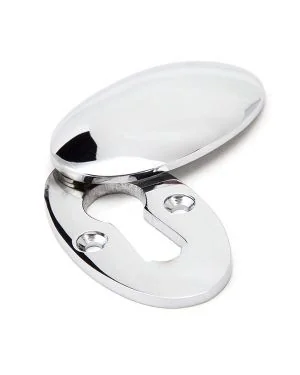 Polished Chrome Oval Escutcheon & Cover