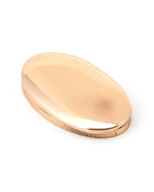 Polished Bronze Oval Escutcheon & Cover
