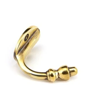 Aged Brass Coat Hook
