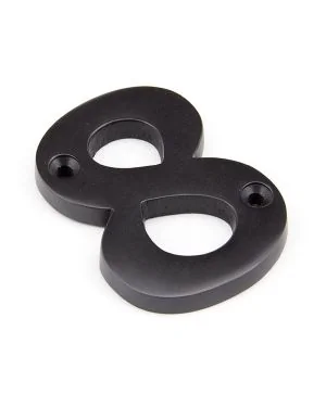 Aged Bronze Numeral 8