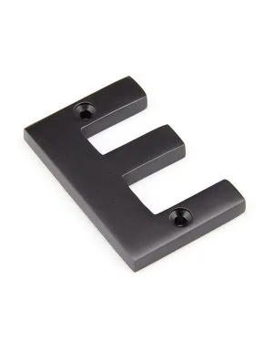 Aged Bronze Letter E