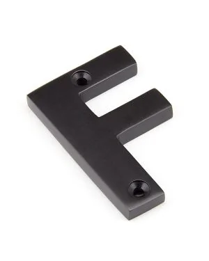 Aged Bronze Letter F