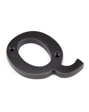 Aged Bronze Letter Q