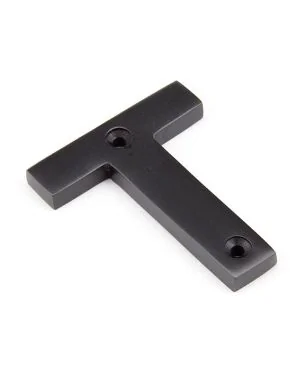 Aged Bronze Letter T