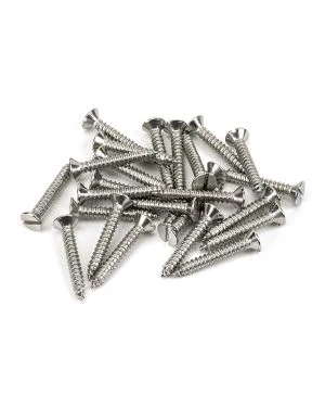 Stainless Steel 10x1¼" Countersunk Screws (25)
