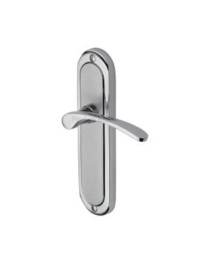 Heritage Brass Door Handle Lever Latch Ambassador Design Apollo finish