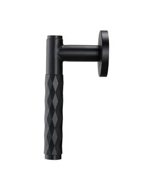 Aswan Lever Handle Pair - Matt Black