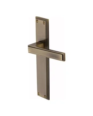 Heritage Brass Atlantis Long Lever Latch Antique Brass finish
